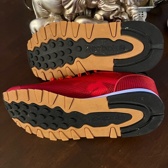 Reebok Red/Grey 94RE-1L Classic LTR CONCEPT SAMPLE 005 sneaker shoes Sz 7 - Picture 9 of 9